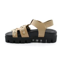 Sandales Compensées Femme Inuovo 868001 Bloc -Sandales Shop 868001 bloc clous cuir sciss inuovo 3