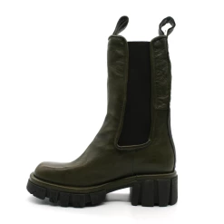 A.S.98 Boots Hautes Femme AS98 82201 Jungle -Sandales Shop a82201 boots elastic cuir ju as98 3