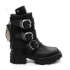 A.S.98 Boots Femme AS98 Rangers Haydee A82208 -Sandales Shop a82208 rangers cuir noir as98