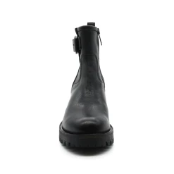 Boots À Talon Minka Design Din Biker -Sandales Shop din biker cuir noir minka design 2