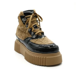 Sneakers Montantes Femme Minka Design DORIS -Sandales Shop doris lacets moumout cuir et v minka design 1