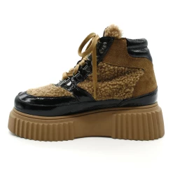 Sneakers Montantes Femme Minka Design DORIS -Sandales Shop doris lacets moumout cuir et v minka design 3