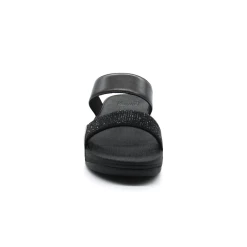 Mules Femme FItflop Lulu Slide HotFix EC4-F3 -Sandales Shop ec4f3 lulu slide hot cuir bl fitflop 2