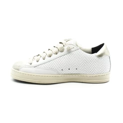 Tennis Femme P448 John Rafia -Sandales Shop f22 john rafia cuir blanc or p448 3