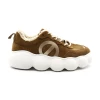 Baskets Femme No Name Gong Jogger -Sandales Shop gong jogger suede tan no name