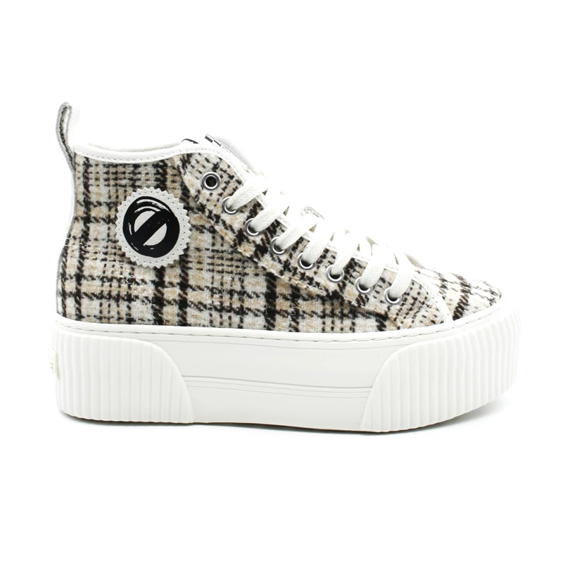 Sneakers Hautes Femme No Name Iron Mid Side Dove Scott 3 Sneakers Hautes Femme No Name Iron Mid Side Dove Scott