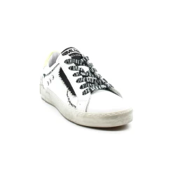 Tennis Femme Méliné NKC 146 -Sandales Shop nkc 146 zebre cuir blanc et meline 1