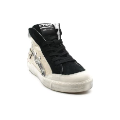 Sneakers Montantes Femme Méliné NKC3206125 -Sandales Shop nkc3206125 virgul cuir plati meline 1