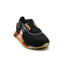 Tennis Femme Ghoud RMLW MU74 Rush Low Black Orange -Sandales Shop rmlw mu74 rush low suede bla ghoud 1