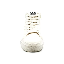 Sneakers Femme No Name Strike Mid Cut Coocon Nappa -Sandales Shop strike mid cut cuir dove no name 2