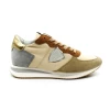 Tennis Femme Philippe Model Trpx Mondial TZLD W097 2 Tennis Femme Philippe Model Trpx Mondial TZLD W097 -Sandales Shop tzld w097 nubuck beige gris philippe model