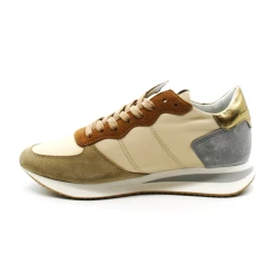 Tennis Femme Philippe Model Trpx Mondial TZLD W097 -Sandales Shop tzld w097 nubuck beige gris philippe model 3
