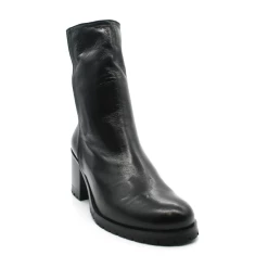 Lorenzo Mareiro Boots À Talon Lorenzo Maseiro W183B254 7 Lorenzo Mareiro Boots À Talon Lorenzo Maseiro W183B254 -Sandales Shop w183b254 boots tal cuir noir lorenzo mareiro 1