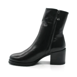 Lorenzo Mareiro Boots À Talon Lorenzo Maseiro W183B254 9 Lorenzo Mareiro Boots À Talon Lorenzo Maseiro W183B254 -Sandales Shop w183b254 boots tal cuir noir lorenzo mareiro 3