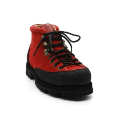 Boots À Lacets Femme Paraboot Yosémite 217536 -Sandales Shop yosemite 217536 velours roug paraboot 1