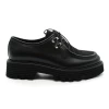 Chaussures Derbies Femme Pertini 222W31958 -Sandales Shop zzzw31958 crochets cuir noir pertini