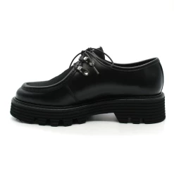 Chaussures Derbies Femme Pertini 222W31958 -Sandales Shop zzzw31958 crochets cuir noir pertini 3